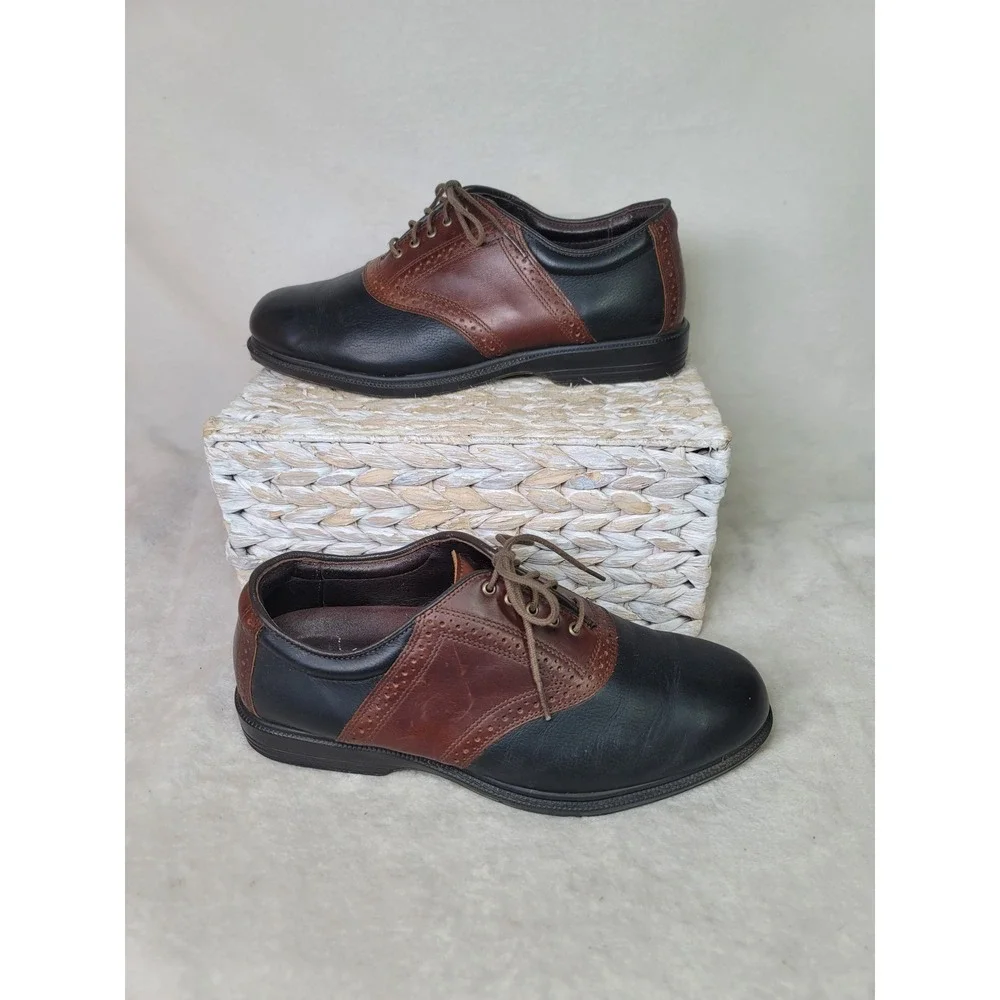 Jack Nicklaus Signature Golf by Allen Edmonds Saddle Shoes Mens 9.5 Heritage